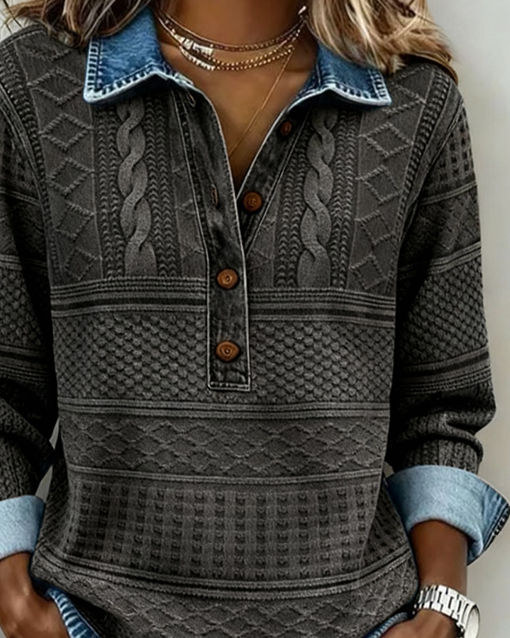 Lorenza™ | Maglia Casual Elegante con Bottoni