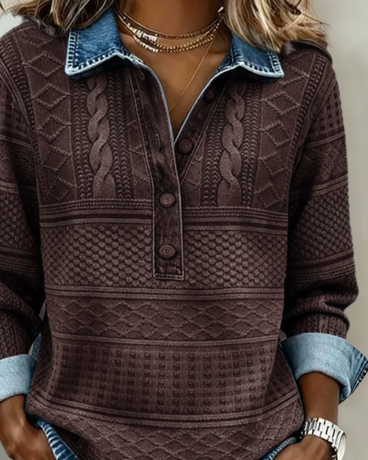 Lorenza™ | Maglia Casual Elegante con Bottoni