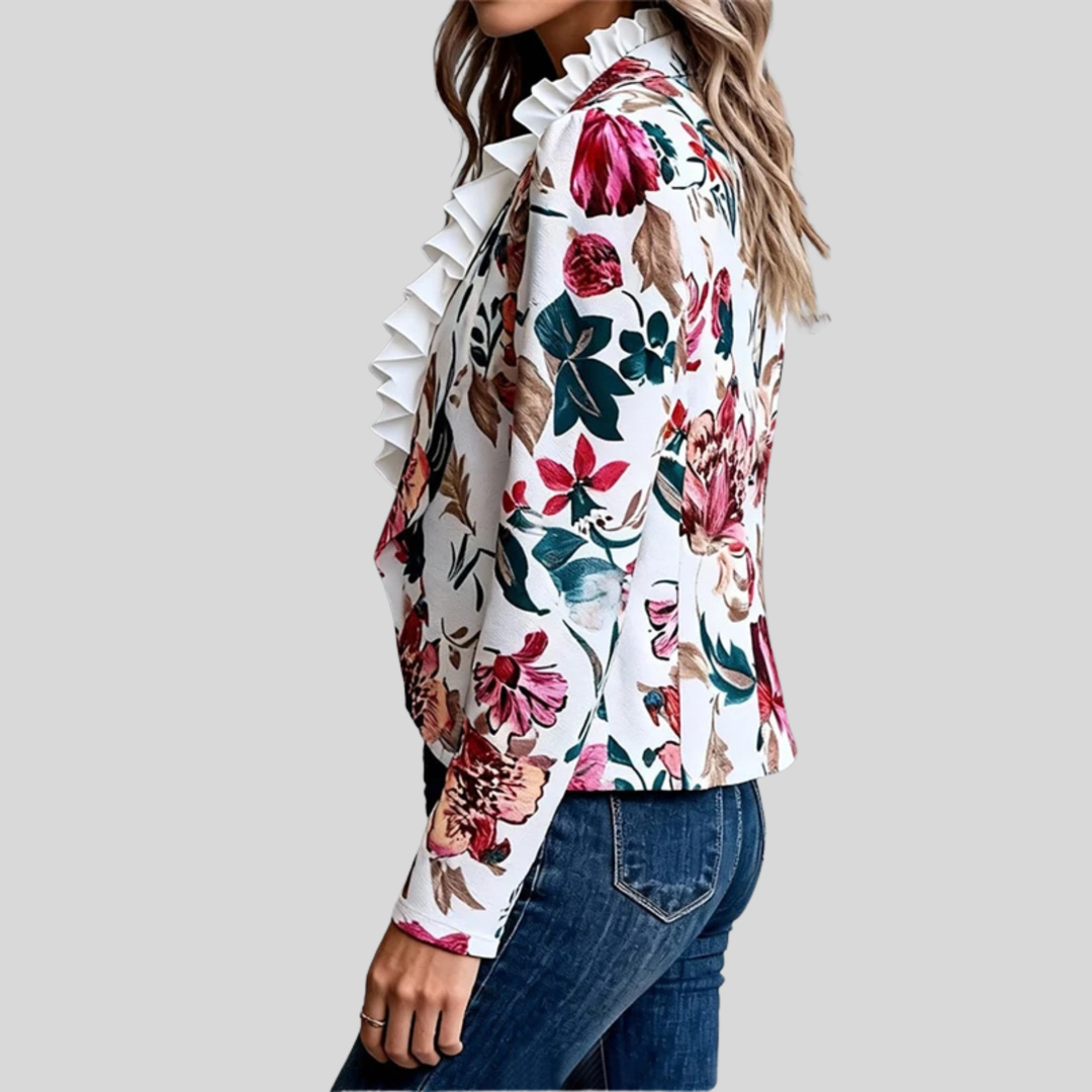 Giacca Floreale Eleganza