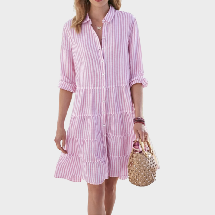 Isabella | Abito a Righe Primaverile