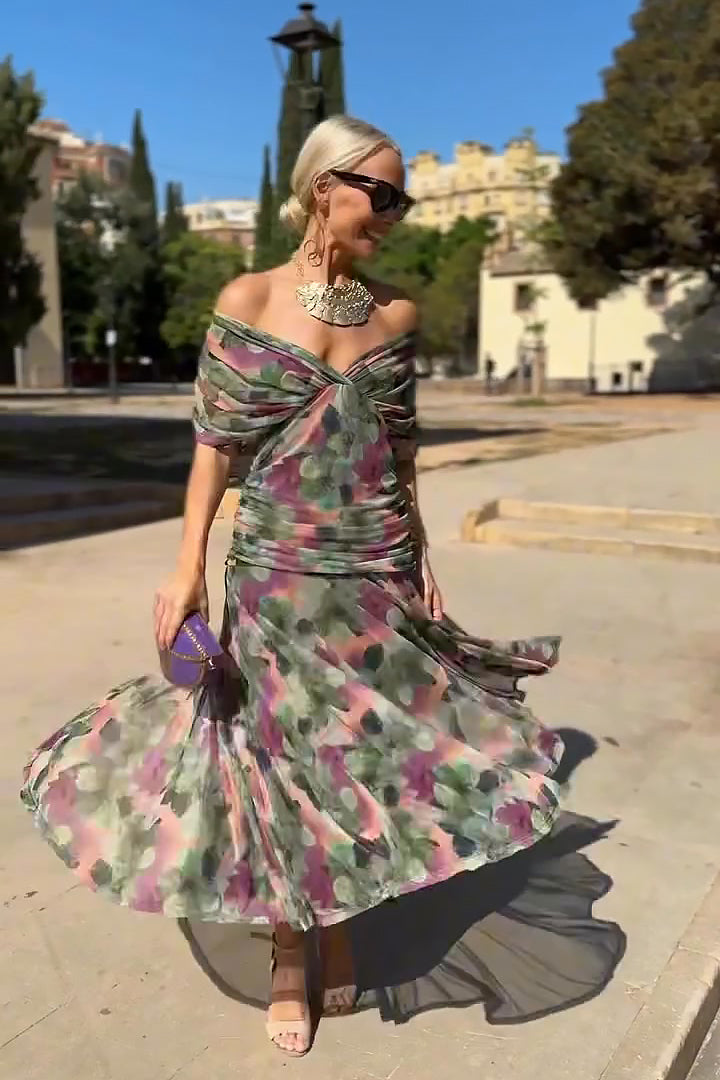 Louise™ Abito Lungo da Cerimonia Raffinato con Scollo a V