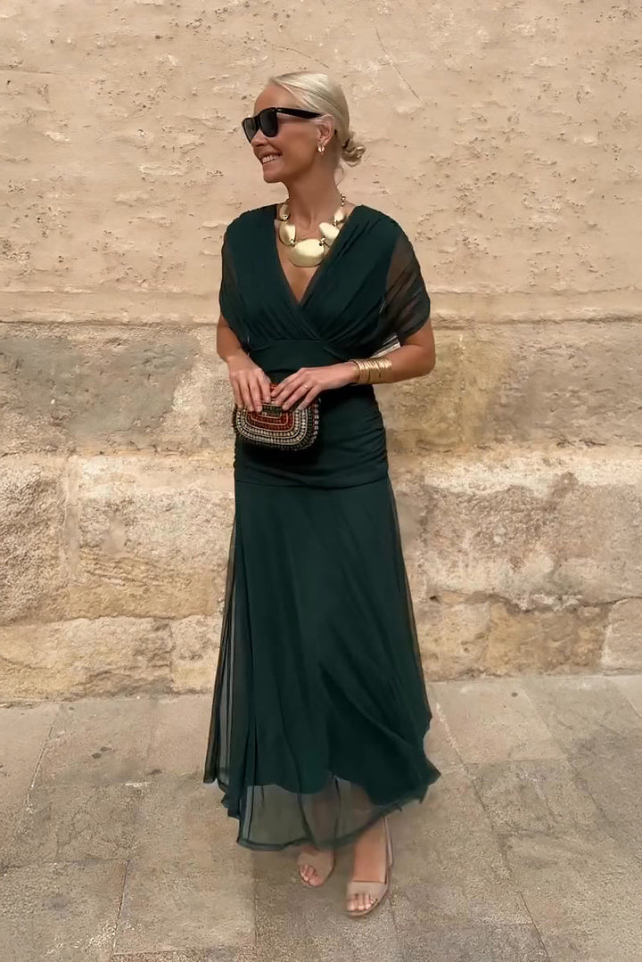 Louise™ Abito Lungo da Cerimonia Raffinato con Scollo a V