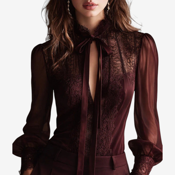 Tetyana™ Blusa elegante velata